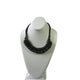 Handmade Cotton Necklace ~ Charcoal - ARGUA