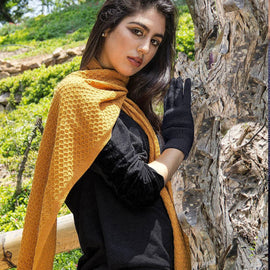 100% Baby Alpaca Scarf - Mustage - ARGUA