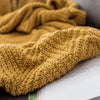 Natural 100% Cotton Throw with Nordic Charm - ARGUA