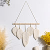 Leaf Woven Cotton Tapestry Wall Hanging Wedding Decoration Bedroom - ARGUA