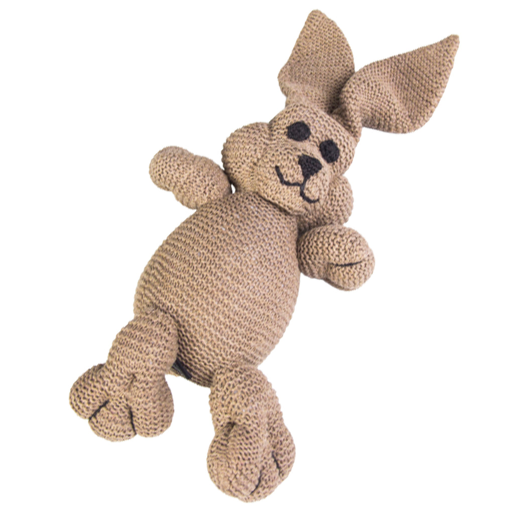 100% Cotton Rabbit Rag Plush Animal Toy ~ Beige - ARGUA