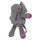 100% Cotton Elephant Rag Plush Doll Animal Toy ~ Dark Gray - ARGUA