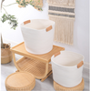 Storage Bucket To Organize Storage Dirty Clothes Basket - White - ARGUA