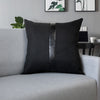 Nordic Linen Stitching Leather Pillow Cover Car Cushion - ARGUA