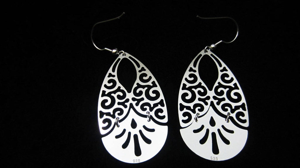 PRINCESA INCA 925 Silver Earring ~ Mallki Jewelry - ARGUA