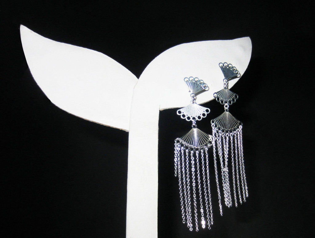PRINCESA INCA 925 Silver Earring ~ Pachakusi Jewelry - ARGUA