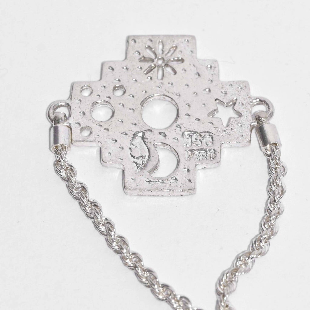 PRINCESA INCA 950 Silver Bracelet ~ Andean Cross Jewelry - ARGUA