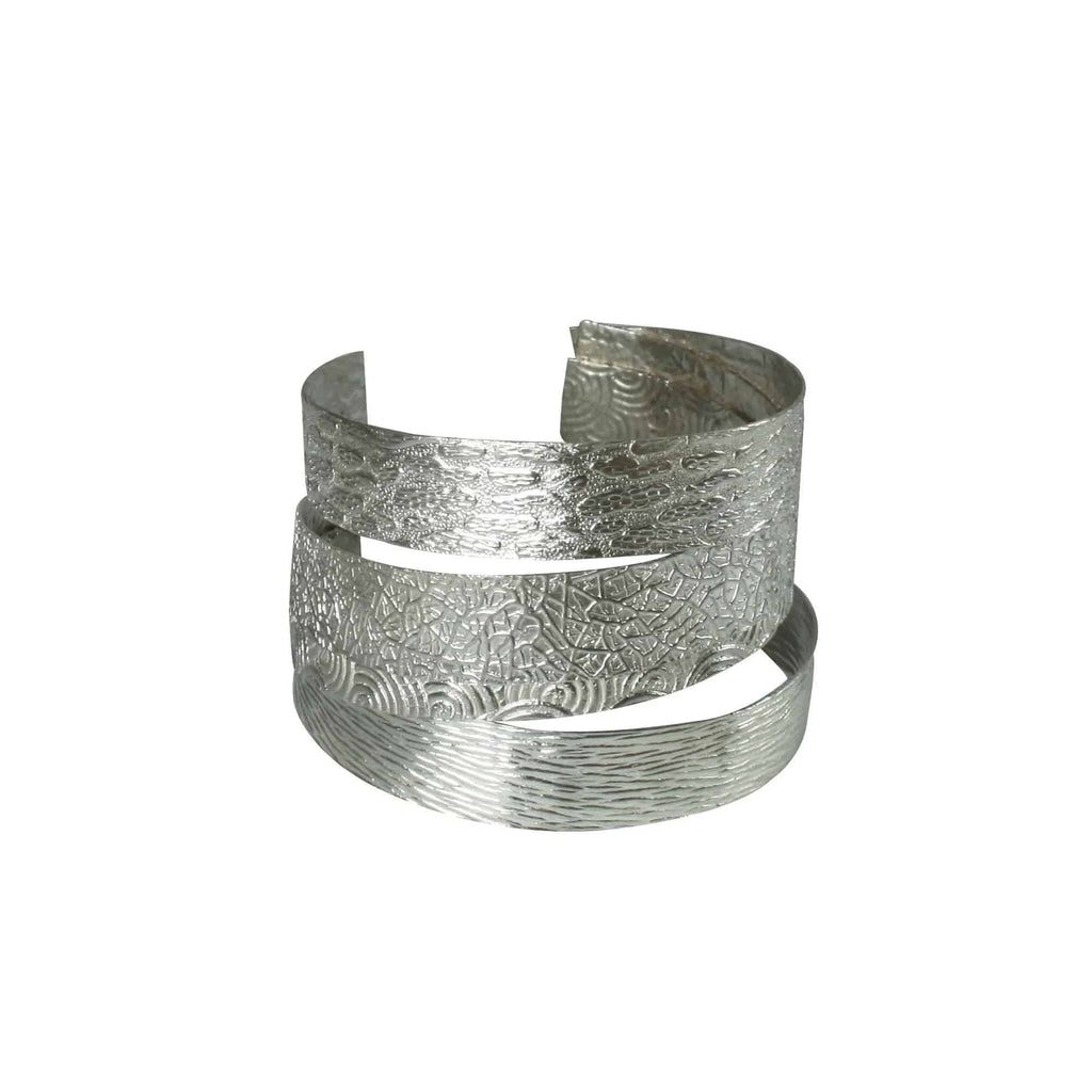 PRINCESA INCA 950 Silver Cuff Bracelet ~ Pushaq Artisan Crafted Jewelry - ARGUA