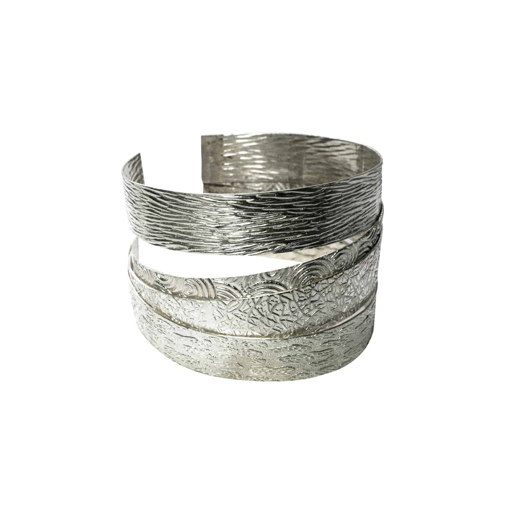 PRINCESA INCA 950 Silver Cuff Bracelet ~ Pushaq Artisan Crafted Jewelry - ARGUA