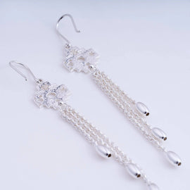 PRINCESA INCA 950 Silver Earrings ~ Andean Cross Jewelry - ARGUA