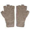 Alpaca Fingerless Gloves - Beige (S) - ARGUA