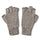 Alpaca Fingerless Gloves - Ivory, Gray, Brown, (M) - ARGUA