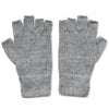Alpaca Fingerless Gloves - Silver Gray (M) - ARGUA
