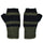 Cozy 100% Alpaca Fingerless Mittens - Forest Green / Black - ARGUA