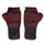 Sophisticated 100% Alpaca Fingerless Mittens - Mulberry / Flecked Burgundy - ARGUA