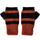 Unique 100% Alpaca Fingerless Mittens - Terracotta / Black - ARGUA