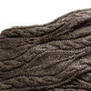 Hand Knit 100% Baby Alpaca Scarf for Women - Brown - ARGUA