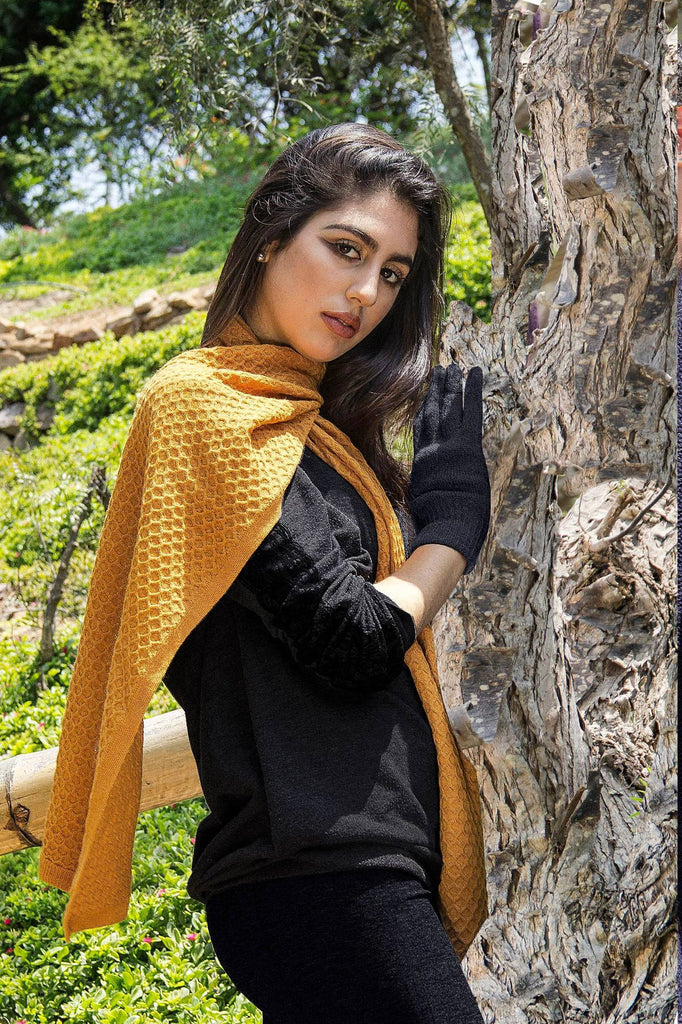 100% Baby Alpaca Scarf - Mustage - ARGUA