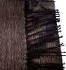 100% Baby Alpaca Wool Scarf Shawl Wrap Stole, Women, Brown/ Dk Blue / Black - ARGUA