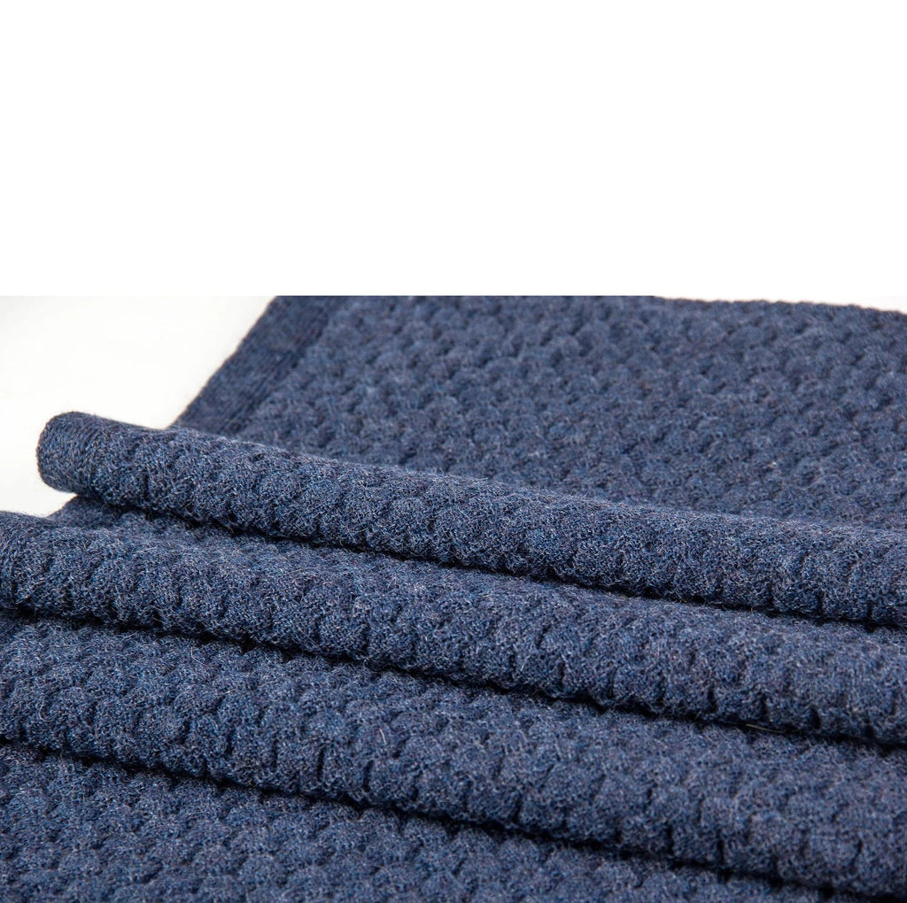 100% Baby Alpaca Wool Wrap Scarf - Blue Accessories - ARGUA