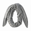 Triangle 100% Baby Alpaca Scarf - Gray - ARGUA